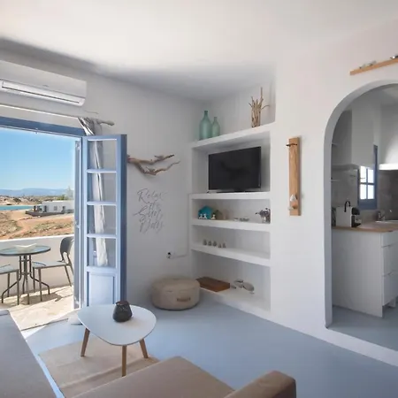 Thalassa Seafront Superb 1bd House In Naousa (Paros)