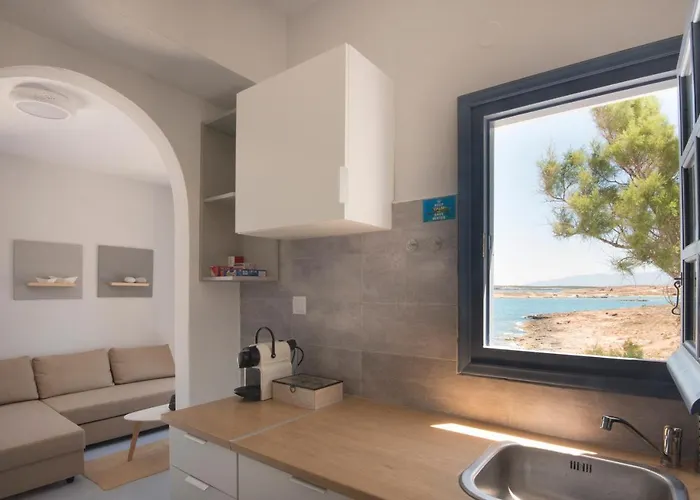 펜션 Thalassa Seafront Superb 1bd House In