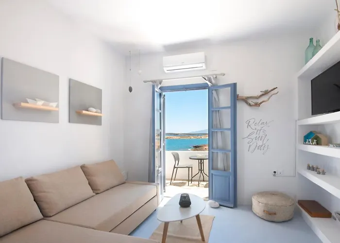 펜션 Thalassa Seafront Superb 1bd House In