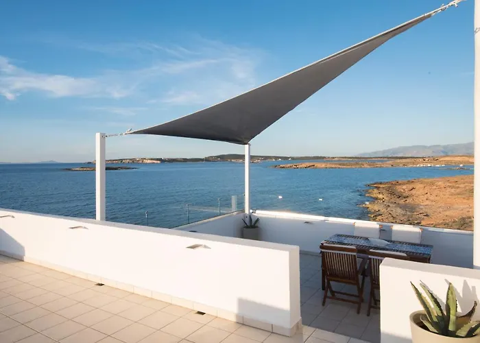 Thalassa Seafront Superb 1bd House In 펜션 *