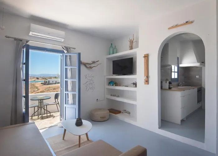 Thalassa Seafront Superb 1bd House In 나오우사